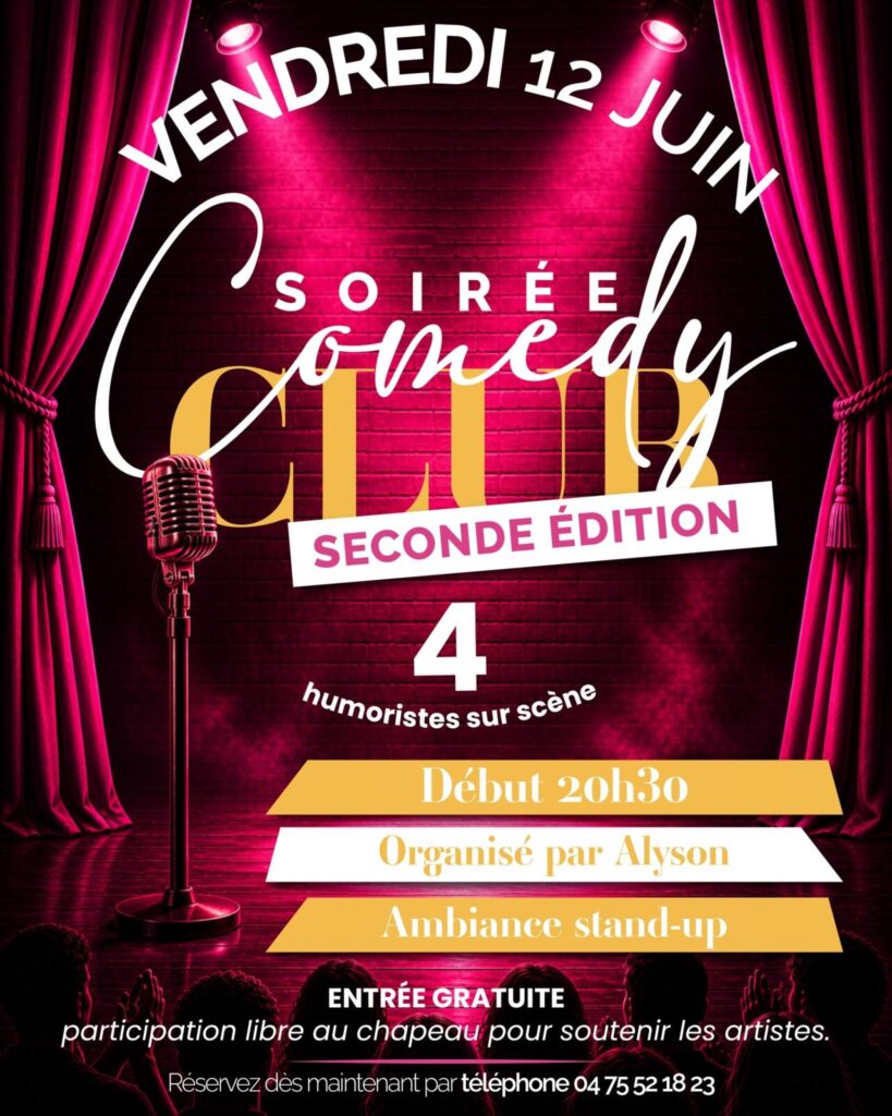 Affiche de la soirée Comedy Club